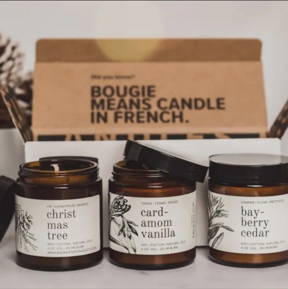 Macy's Other Broken Top Candle Company 3 Piece Soy Wax Scented